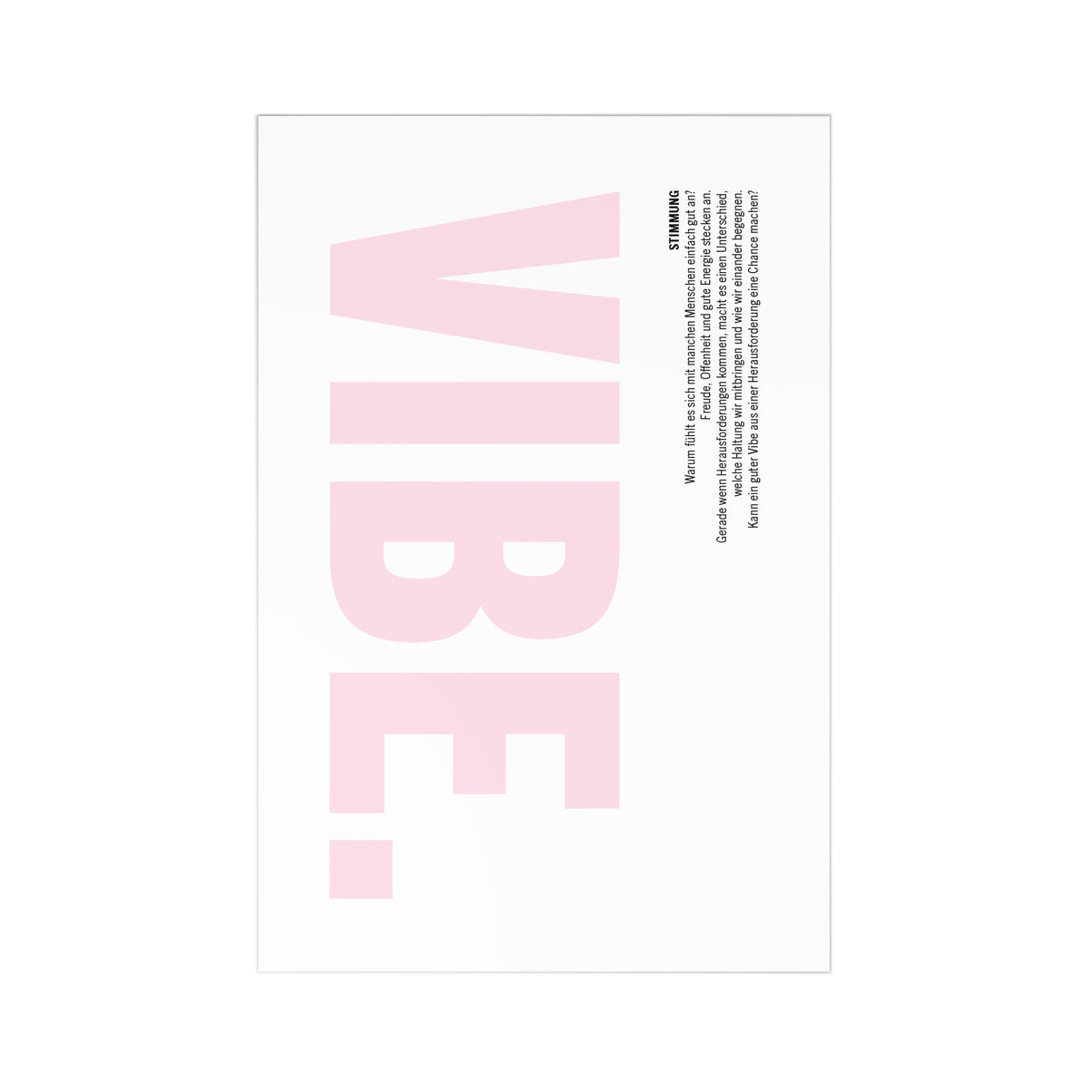 VIBE Postkarten-Set – 7 Karten