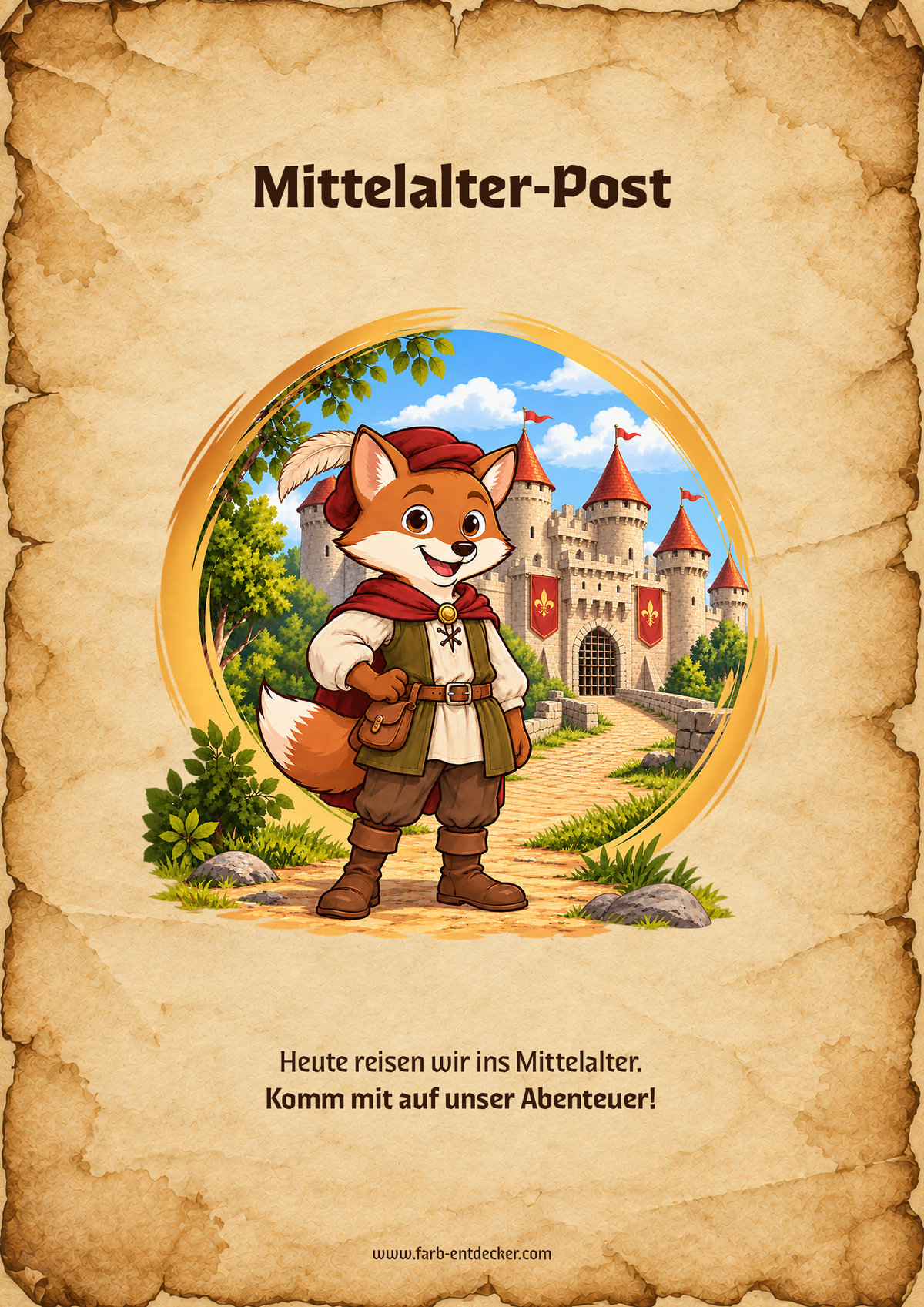 Mittelalter-Post – Kreatives Material für zu Hause und den Kunstunterricht